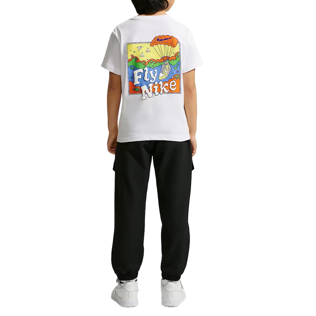 Nike Kids T Shirts Crew Neck Moderate Stretch IW1489-100