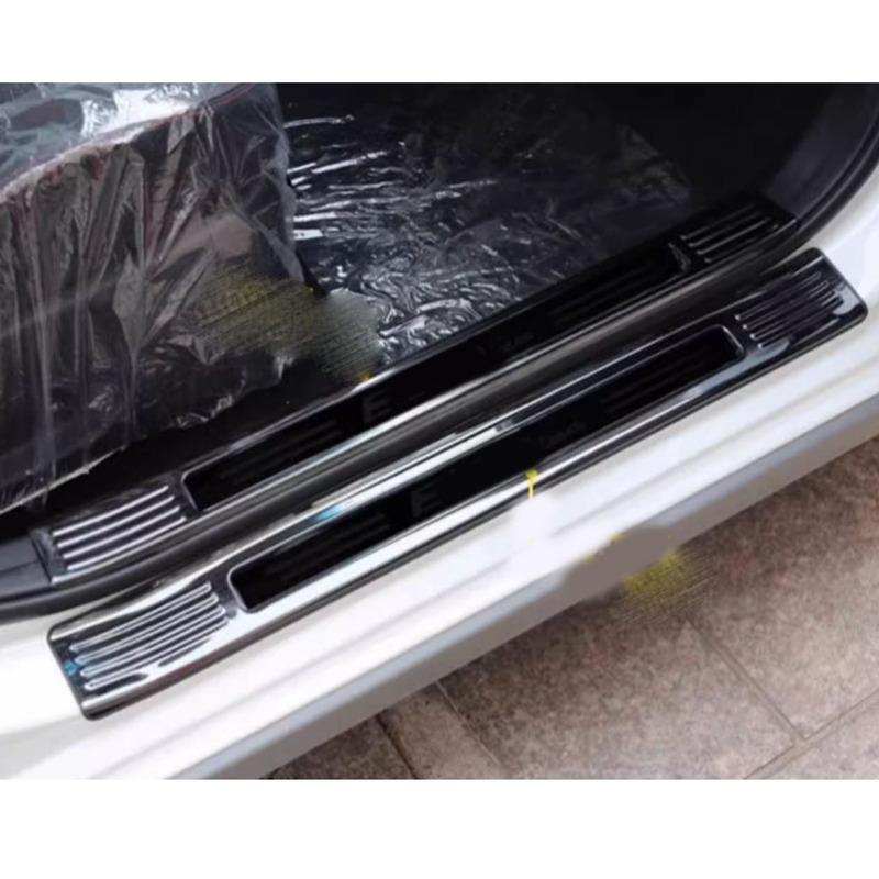 Car External Door Sill Scuff Plate Cover Steel Threshold Pedal Sticker Auto Accessories For Nissan Qashqai J12   2024
