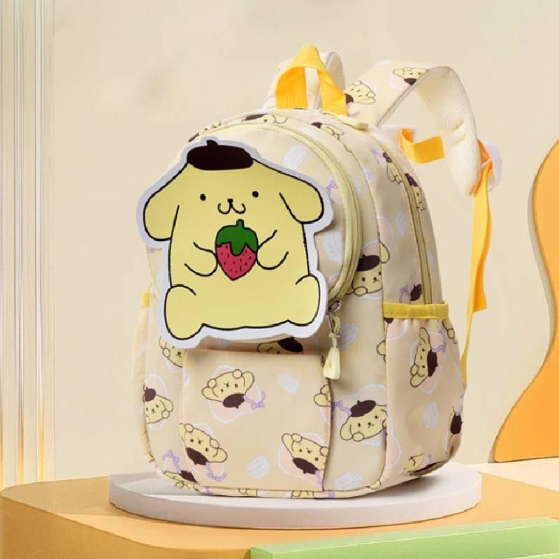 Zaino per Bambini Adorabile Cartone Animato Kuromi Leggero in Nylon per Bambine Bambini Scuola Materna e Asilo