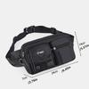 Large Capacity Chest Bag Multi-Compartment Sports Fanny Pack Fashion Men's Waist Bag  Traveling