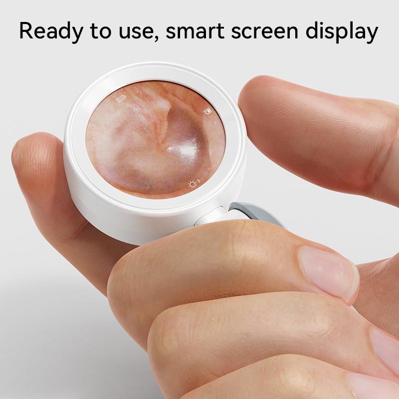 Inskam 4-in-1 Smart Ear & Nose Camera with Screen - HD 1080P, 90° Rotating Inspection Head, Includes Wax Removal Tool for Ears, Nose