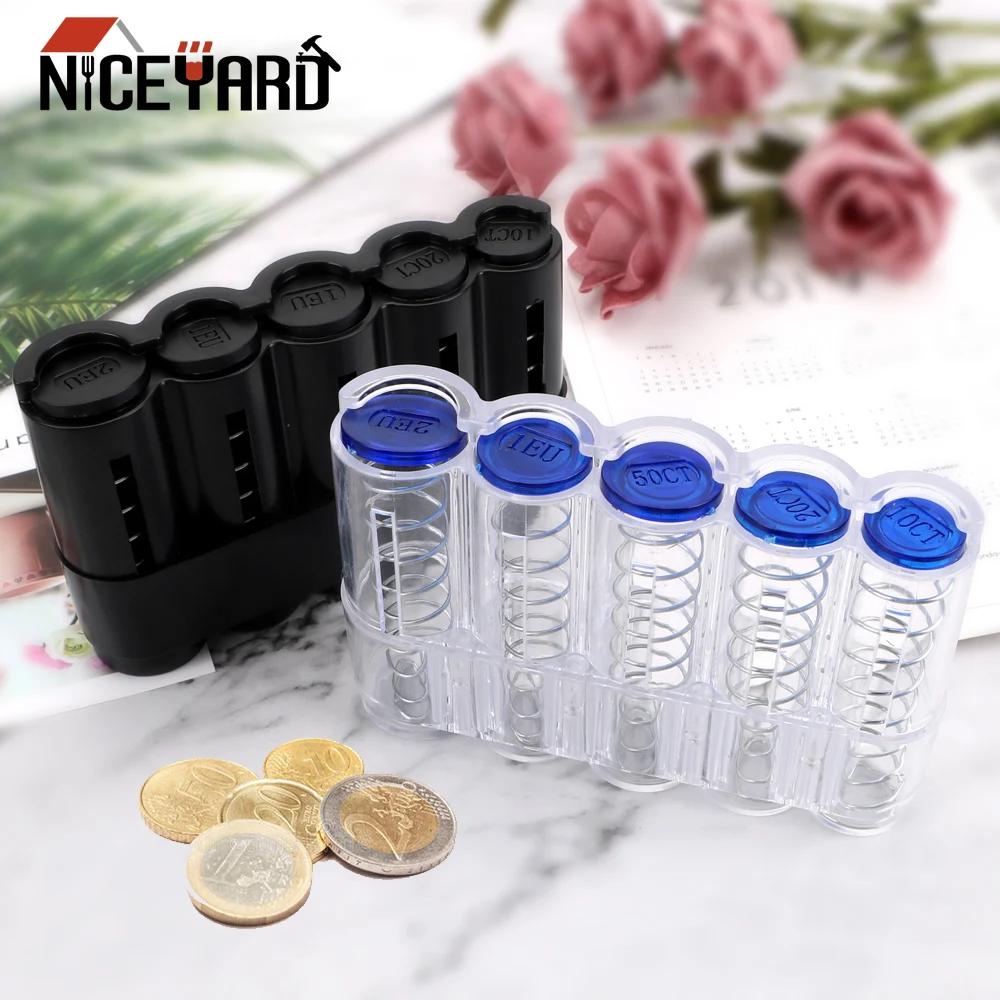 Portamonete Creativo Contenitore Porta Monete Dispenser Monete Euro Porta Monete Custodia Porta Portafoglio di Alta Qualità Scatole Portadenaro