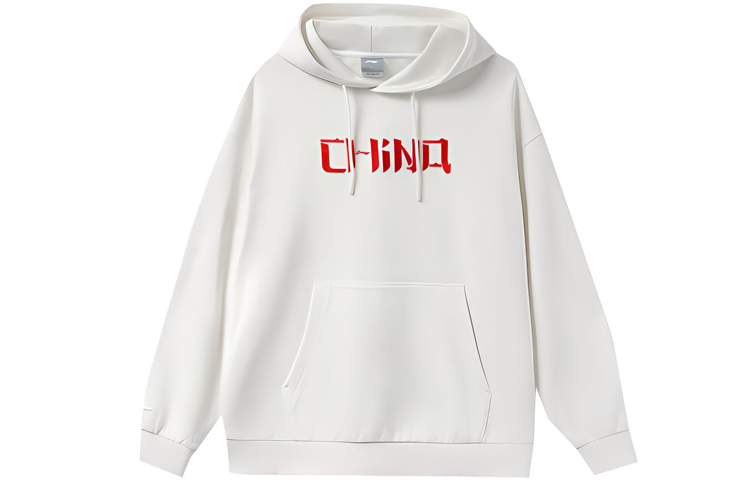 Спортивная модная коллекция Li Ning Свитшот Унисекс Белый AWDRB80-1 XXXL