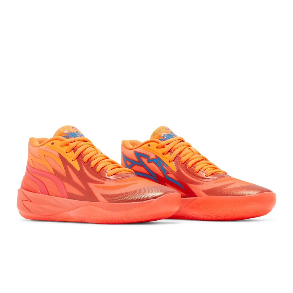 Puma MB.02 'Supernova' (Unisex) Fiery Coral / Ultra Orange Basketball Shoes 376442 01
