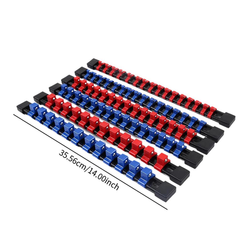 Socket Storage Holder Rack for 1/2 Inch, 1/4 Inch, and 3/8 Inch Tools
