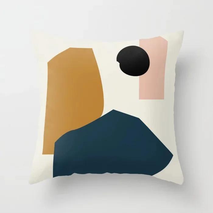 Creative Illustration Printed Decorative Pillowcases Living Room Office Ornaments Home Pillowcases