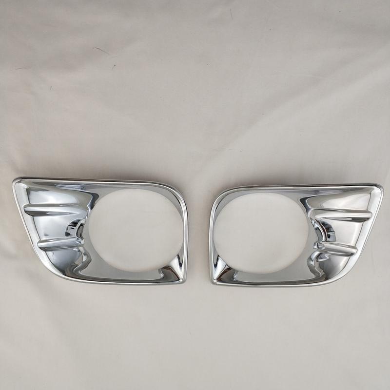For Toyota Prado FJ150 150 2010 2011 2012 2013 ABS Chrome Car Accessories Plated Front Rear Fog Lamp Cover Trim Paste Style