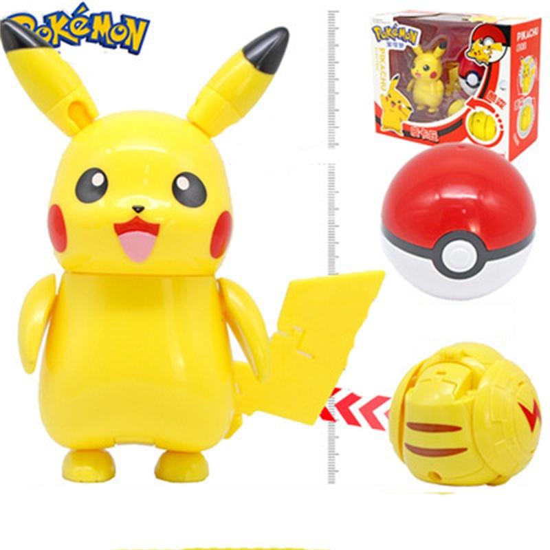 High-quality Zhuangchen Pikachu Super Dream Pokemon Elf Ball Children's Toy Set
