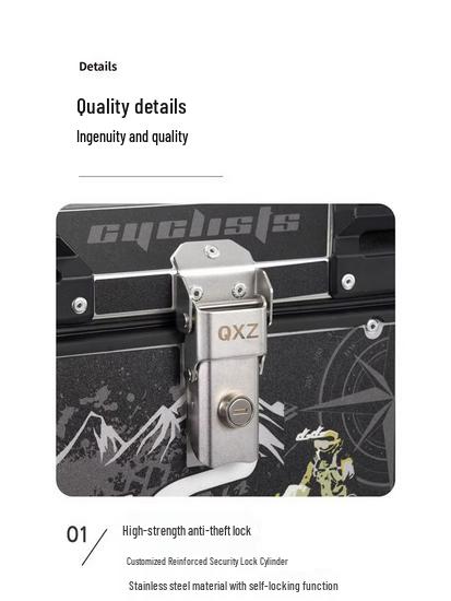 Honda NX400/NX500 Rear Luggage Rack & Tail Box Bracket - Undamaged Motorcycle Accessory