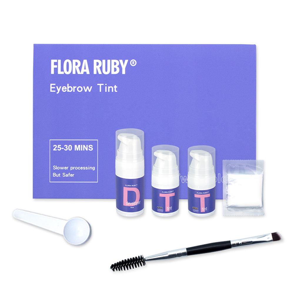 

FLORA RUBY Quick-Dry Natural Eyebrow Tint Set for Beauty Salons