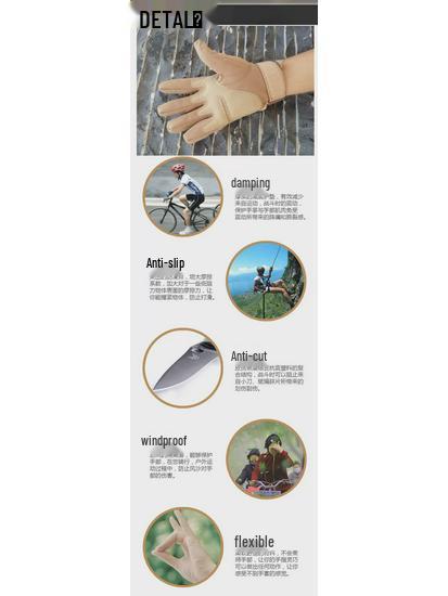 Blackhawk Tactical Long Finger Cut-Resistant Gloves for Outdoor Sports, Cycling, Fishing, and Motorcycling