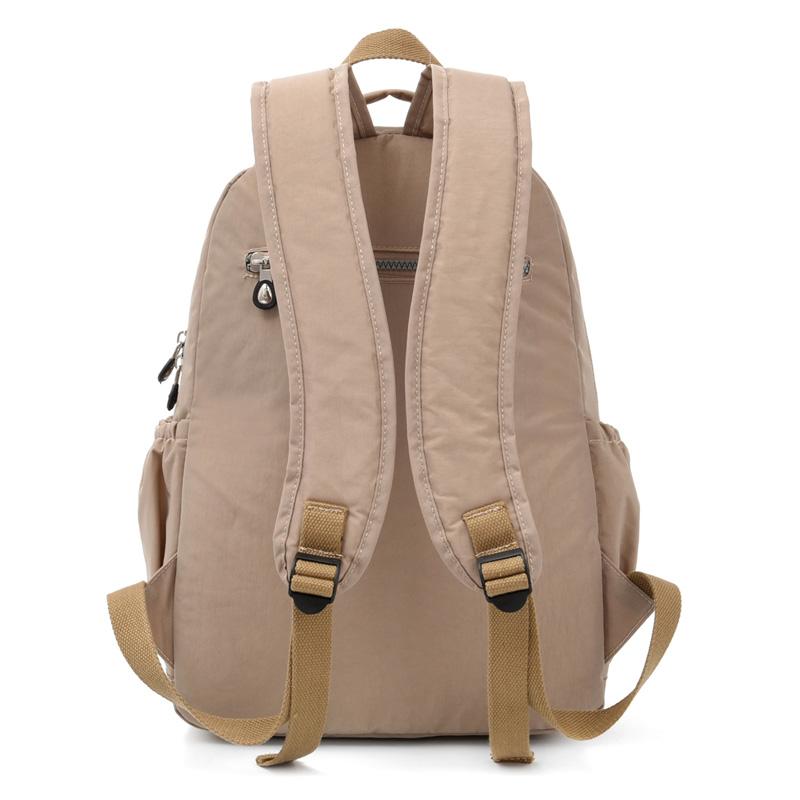 Retro wodoodporna tkanina nylonowa unisex plecak casualowy modny o dużej pojemności podróżny studencki trwały tornister