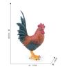 Lifelike Pvc Rooster Replicas Unique Farm Animal Decoration Perfect For Home Accents
