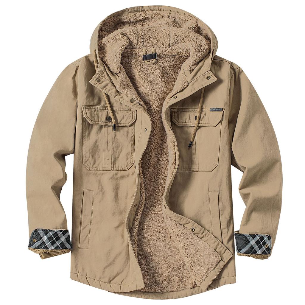 Winterjas Nieuwe Verdikte Fleece Warme Militaire Tactische Parker met Capuchon Outdoor Windbreaker Herenjas Kleding