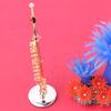 11CM Mini Gold Flute Model Musical Instrument Model Musical Gifts Home Decor Ornaments