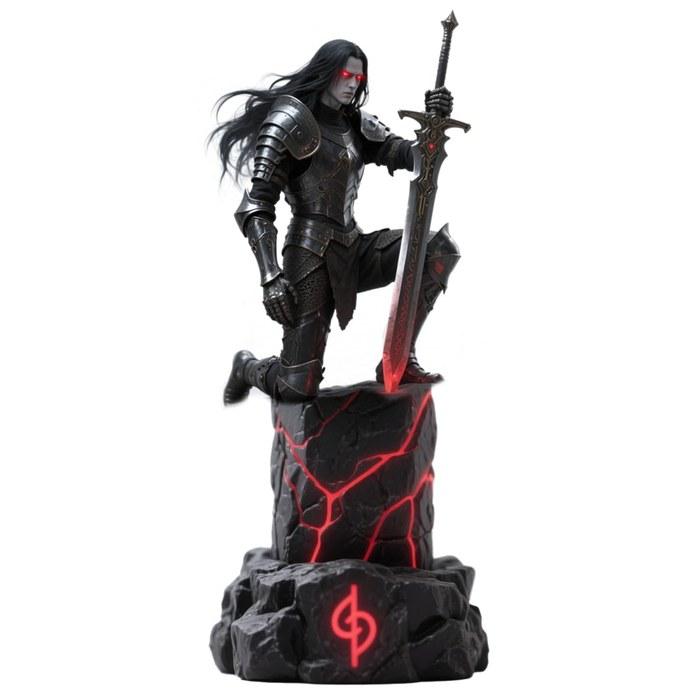 nezababycos LED Guts Berserk Figure - Guts Berserk Statue