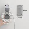 New 2in1 Holder Organizer Self-Adhesive Wall-Mounted Cable Organizer Seamless Punch Free Wire Holder Gadget