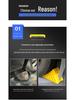 Portable Non-slip Triangle Wheel Chock - Rubber Car and Van Anti-roll Stopper