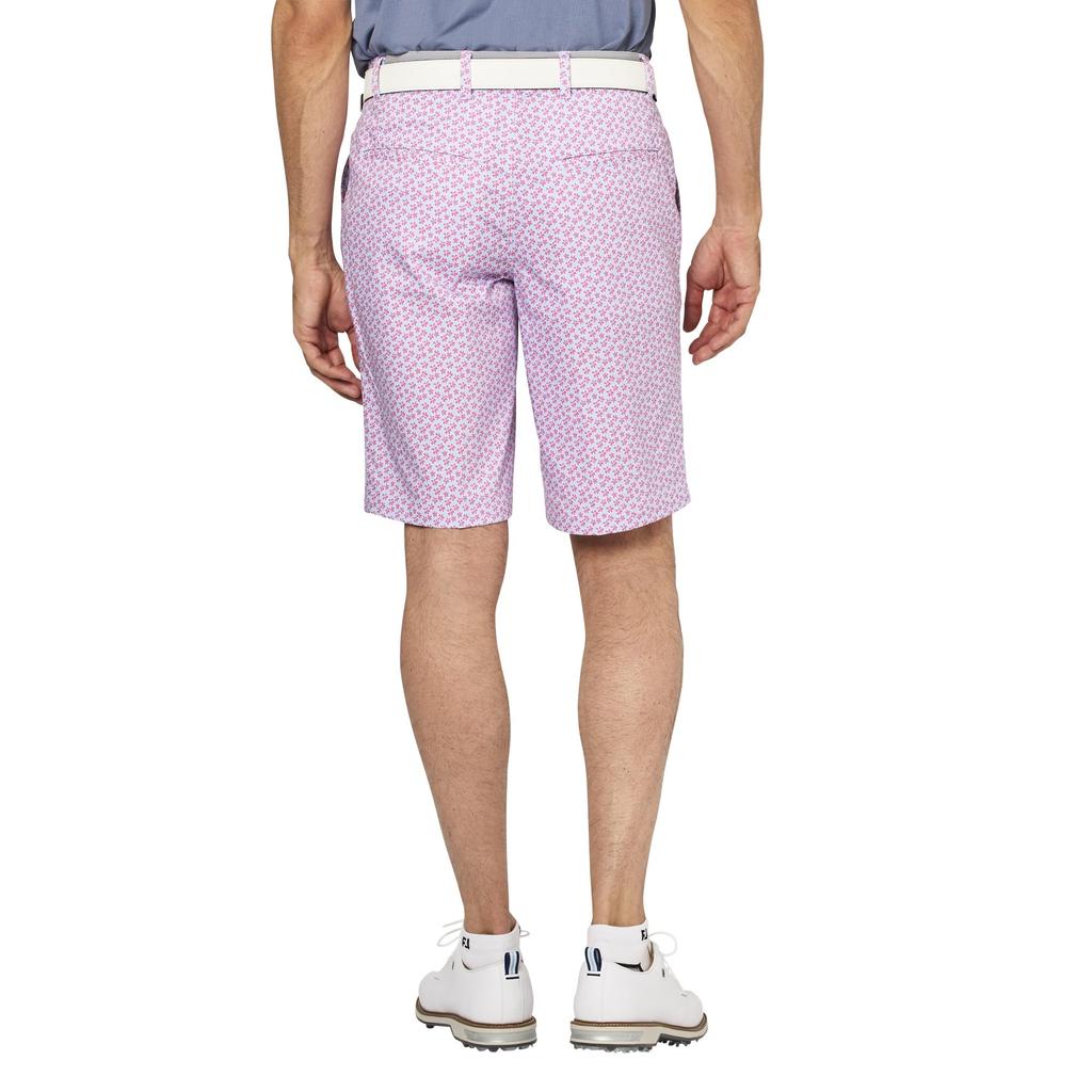 FootJoy TWINSOF Flower Print Golf Shorts, Skyway, Men's, Size XL, FJ-S25-P10, 34635-XL