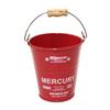Mercury Tin Mini Bucket, Red, MEBUMBRD, Authorized Dealer, Size: Approx. 9 X H9.5