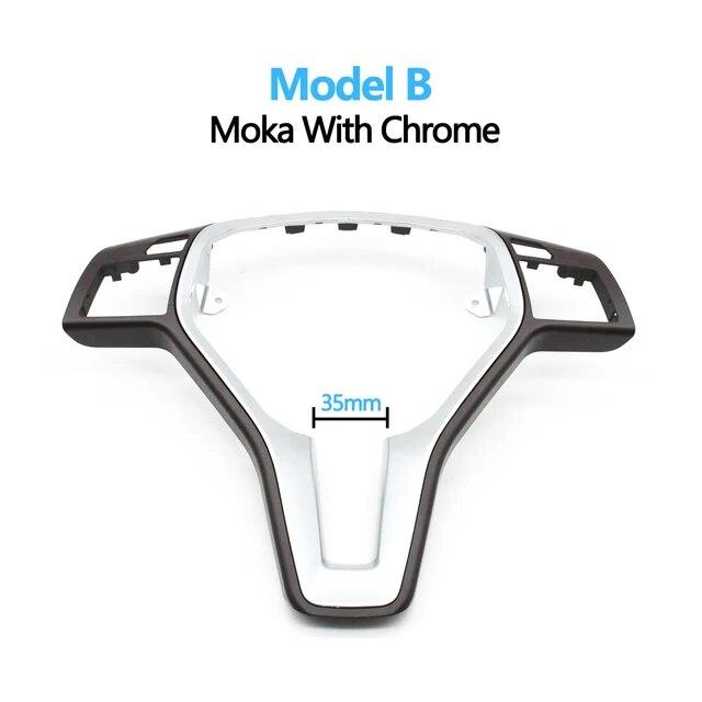 Car Steering Wheel Outer Frame Chromed Cover Trim For Mercedes BENZ C E GLK CLS Class W176 W246 W204 W212 GLK204 W156 W117 W218