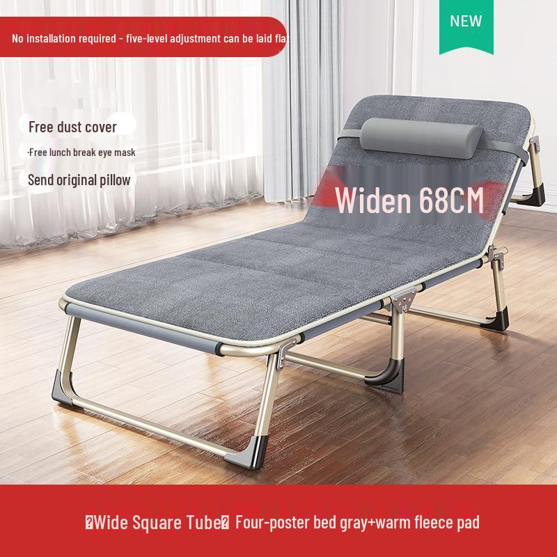 Reinforced Multifunctional Folding Recliner Bed for Home and Office