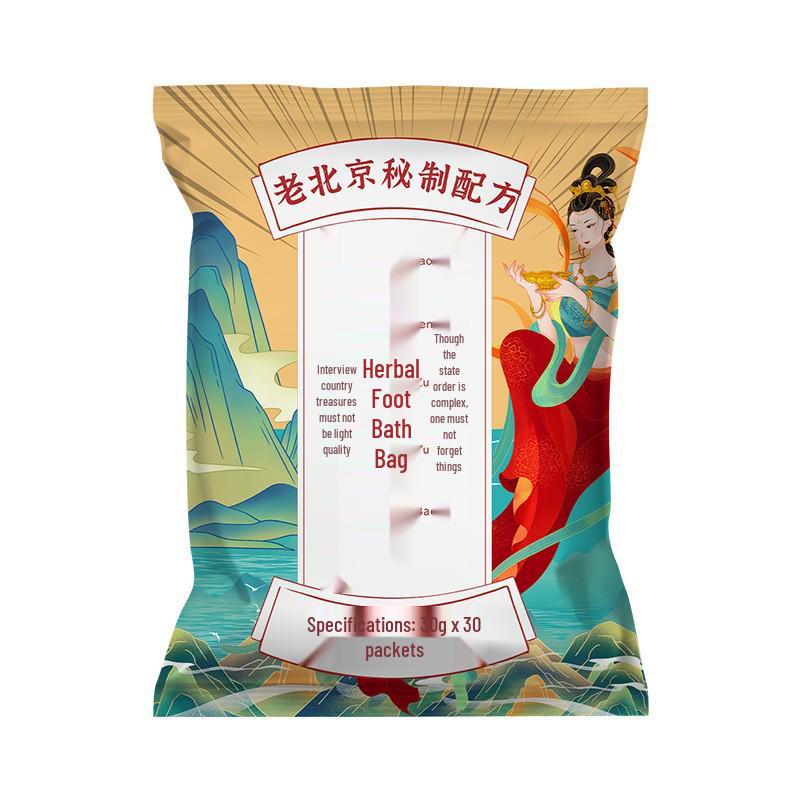 

Полынь и Имбирь Пакетики для Ножной Ванночки с Сычуаньским Перцем - Не требующий кипячения, Потовыделяющий Раствор для Ножной Ванночки