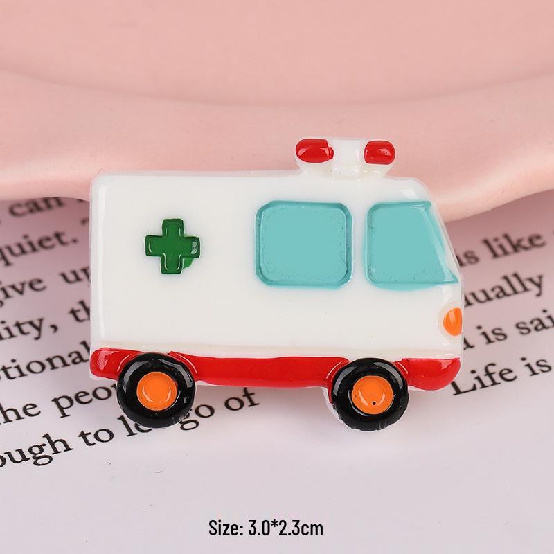 Simulation Cars 3 Cream Glue Phone Case Resin DIY Storage & Stationery Box with Refrigerator Stickers.