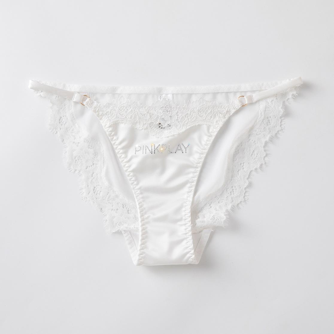 

Трусики средней посадки, украшенные бриллиантами и кружевом, сексуальные, дышащие, больших размеров, треугольные, с высокой эластичностью, женские трусики L белый