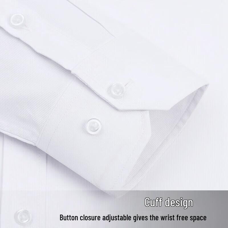 SHANSHAN Men's Striped Long-Sleeve Business Casual Shirt