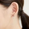 Floral Party Silver Pink Earrings Tessvp11876S