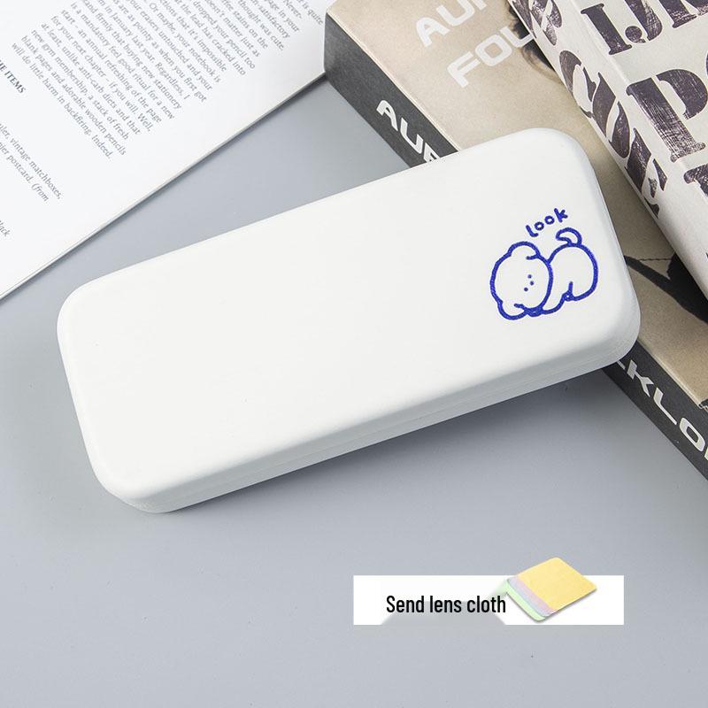 Damen High-End Kurzsichtigkeitsbrillenetui, Druckfestes Automatisches Verschlussbeutel für Brillen und Sonnenbrillen