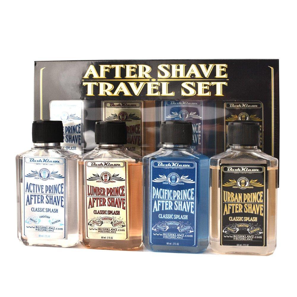 

bushklawz aftershave skin lotion 60ml 4-piece set