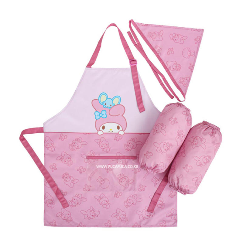 My Melody Honey Apron and Toshi Hood 3-piece Set