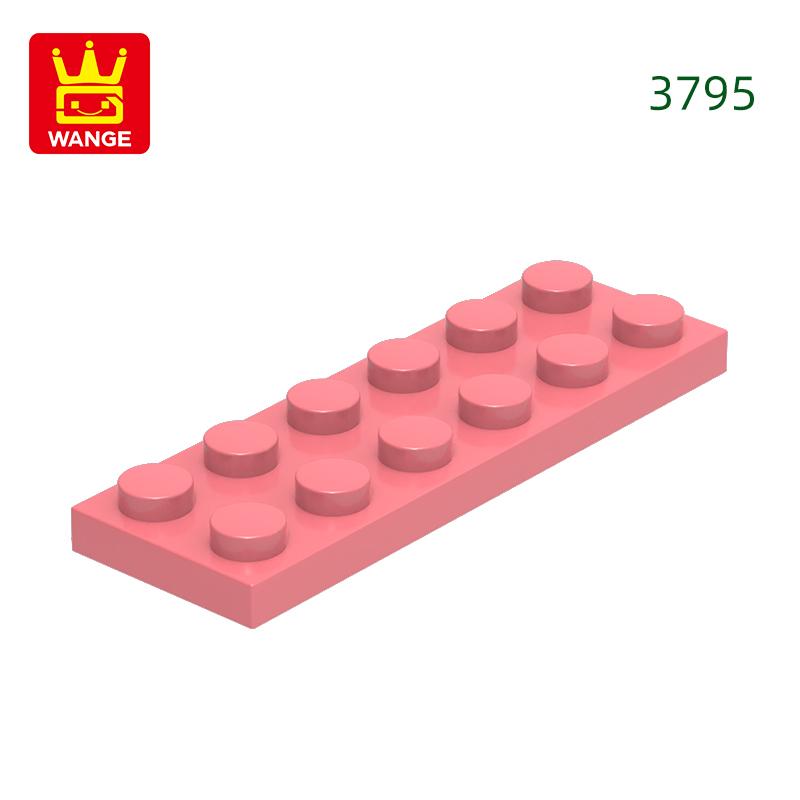 

59Pcs/lot 3795 2x6 Basic Building Blocks Moc Vibrant Components Works With featuring Bricks DO-IT-YOURSELF Children Playthings Assembly Present about 59pcs