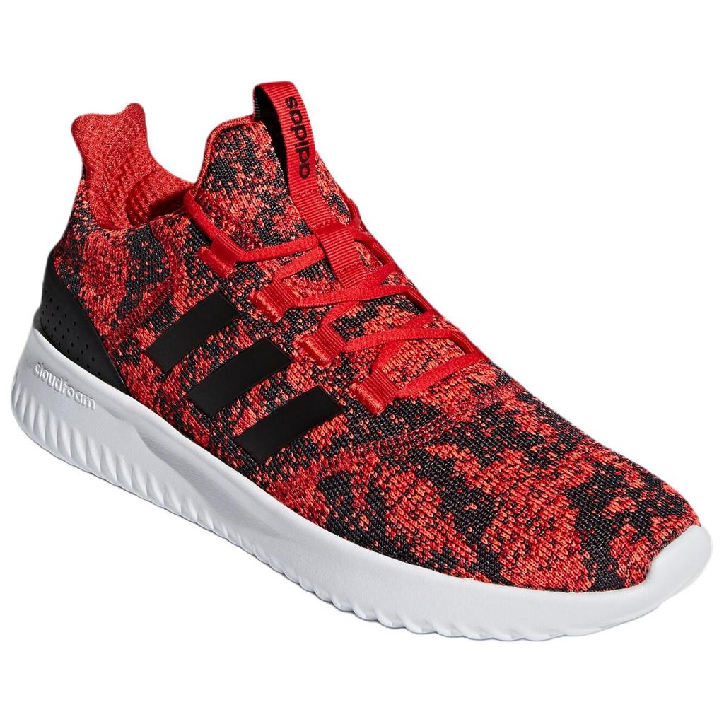 Adidas Neo Cloudfoam Running Shoes Men's Red DB0891