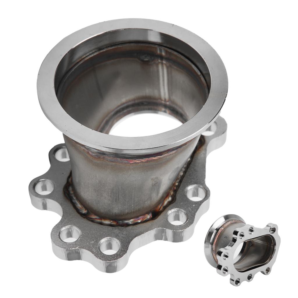 Car Turbo Adapter Flange 8 Bolts to 3in Stainless Steel Replacement for Garrett GT25 GT28 t25 t28