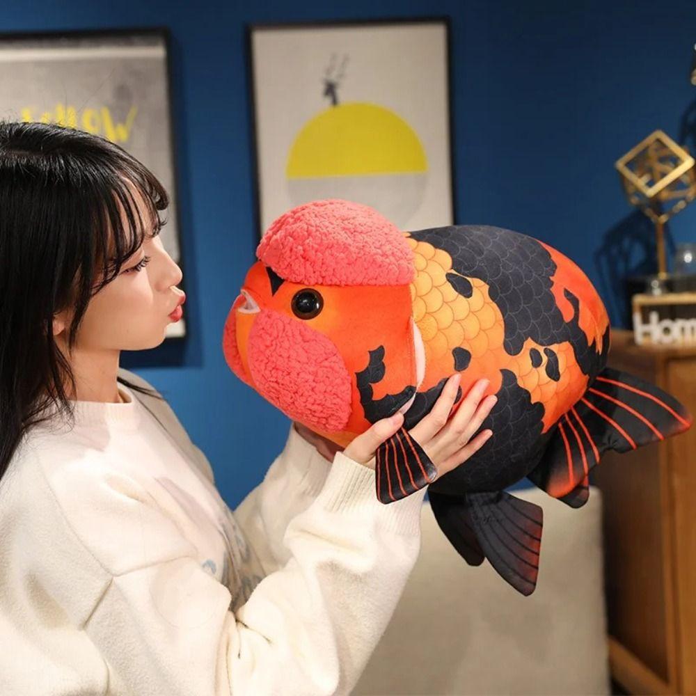 PP Cotton Realistic Fish Plush Plush Goldfish Stuffed Doll Funny Kid Cartoon Fish Toy  Gift