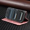 Luxury Embossing Flip Leather Case for iPhone 17 16 15 14 13 12 11 Samsung S25 S24 S23 A56 A55 Strong Magnetic Wallet Card Slot Cash Clip Phone Cover