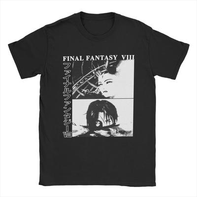 Pánská trička Final Fantasy VIII Úžasné bavlněné tričko s kulatým výstřihem a krátkým rukávem Nápad na dárek Topy