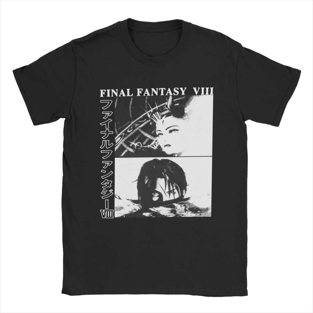 

Футболки Final Fantasy VIII Чоловічі Чудова Бавовняна Футболка Круглий Виріз Короткий Рукав Футболки Ідея для Подарунка Топи L