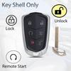 Key Fob Shell Case Replacement Fits for Cadillac Escalade ESV 2015 2016 2017 2018   Keyless Entry Remote Control 6 Button Pad Cover