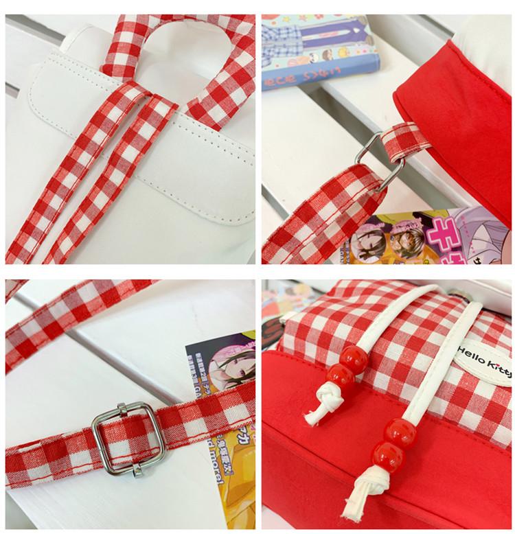 Roter Mimi Leichter Cartoon Mini Rucksack für Mädchen