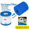 Blue Reusable Washable Pool Filter Sponge CottonColumns