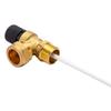 1pc 6 Bar Pressure Relief Valve With 12 MBSP Inlet 15mm Compression Outlet DN15 DN20 Solar Water Heater Safety Valve Tools