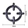 Hold Moka Pot Shelf Regular Circle 16*12.5CM (Approx) 1pc Black Iron