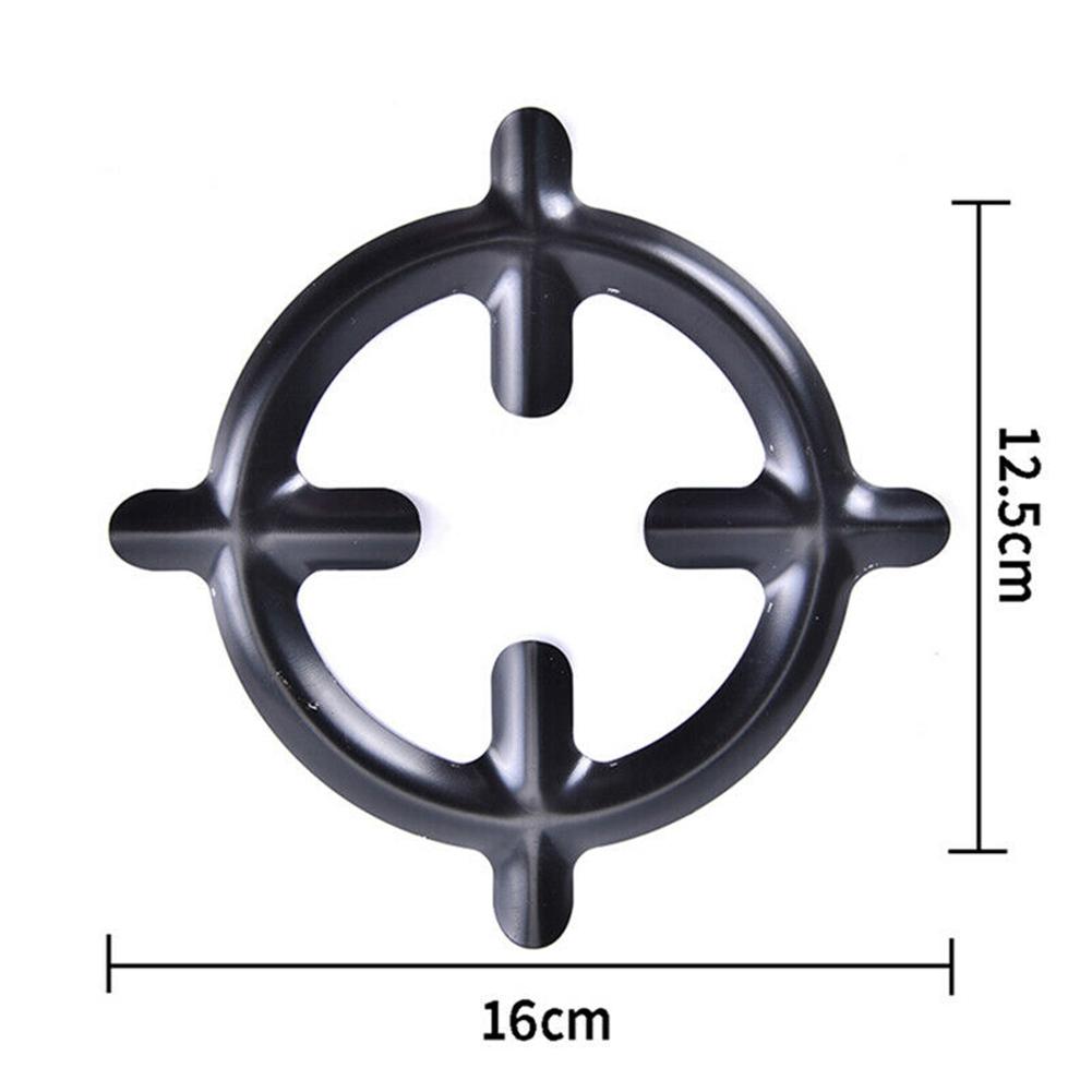 Hold Moka Pot Shelf Regular Circle 16*12.5CM (Approx) 1pc Black Iron
