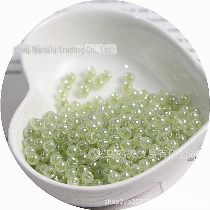High-Quality 4mm Cream Imitation Ice Rice Beads for DIY Necklaces & Bracelets