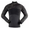 Men Women Tactical Camo Long Sleeve Shirt Outdoor Hiking Camping Training Uniform Breathable Cotton Blend