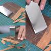 Leather Knife, Leathercraft, Cutting, Cutting Knife, Rounded Blade, Straight Blade, Flat Blade, Beveled Blade, Cutter, Skiving Tool (Straight Blade)
